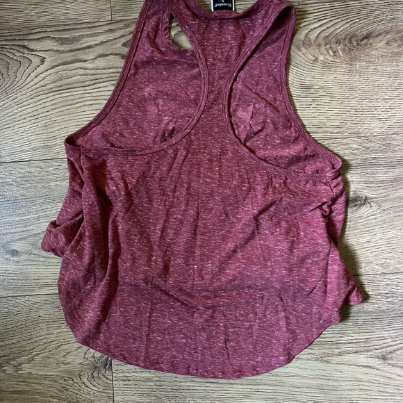 Racer Back Crop Tank Top - Picture 4 of 5